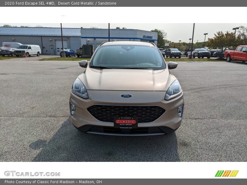 Desert Gold Metallic / Sandstone 2020 Ford Escape SEL 4WD
