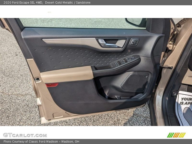 Desert Gold Metallic / Sandstone 2020 Ford Escape SEL 4WD