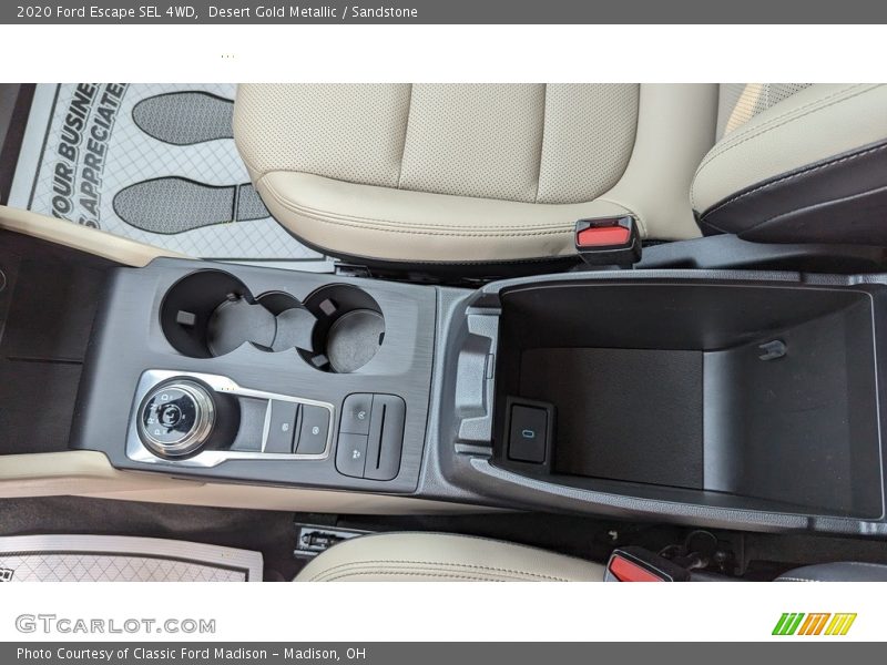 Desert Gold Metallic / Sandstone 2020 Ford Escape SEL 4WD