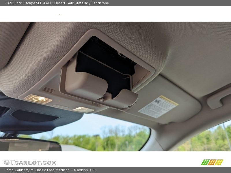 Desert Gold Metallic / Sandstone 2020 Ford Escape SEL 4WD