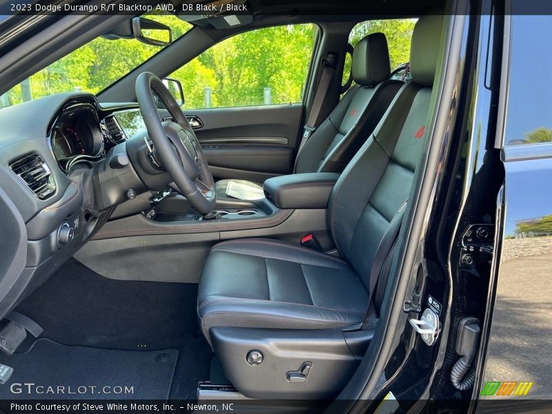 Front Seat of 2023 Durango R/T Blacktop AWD