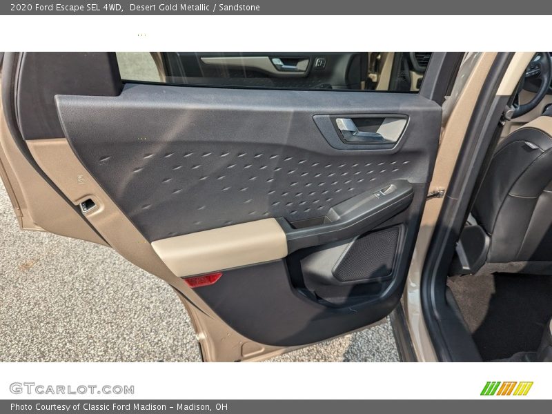 Desert Gold Metallic / Sandstone 2020 Ford Escape SEL 4WD
