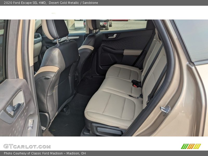 Desert Gold Metallic / Sandstone 2020 Ford Escape SEL 4WD