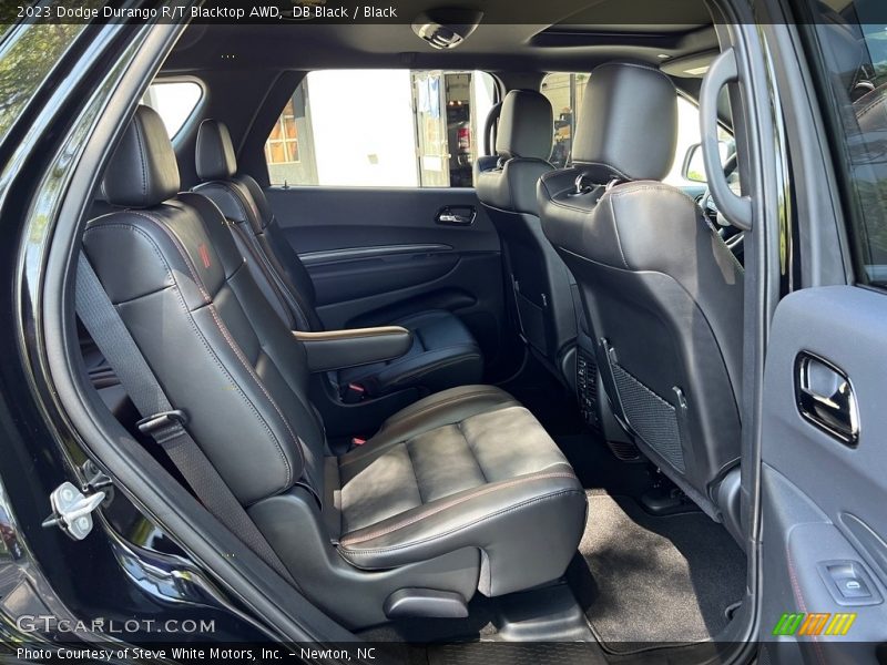 Rear Seat of 2023 Durango R/T Blacktop AWD