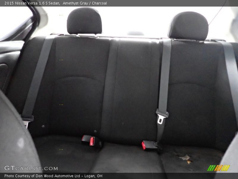 Amethyst Gray / Charcoal 2015 Nissan Versa 1.6 S Sedan