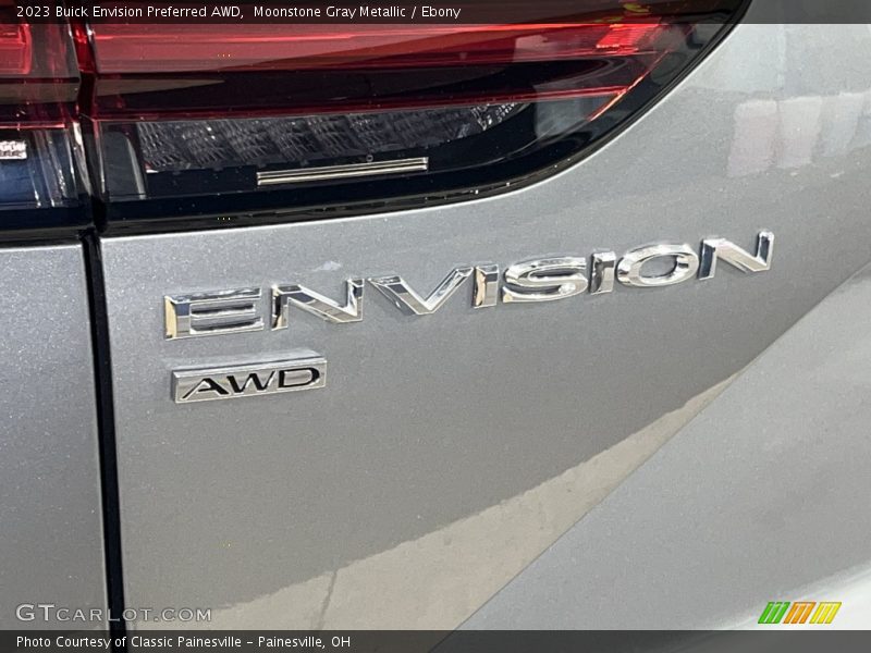 Moonstone Gray Metallic / Ebony 2023 Buick Envision Preferred AWD