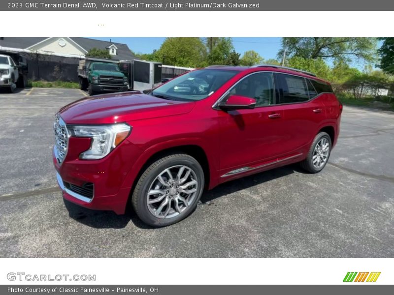 Volcanic Red Tintcoat / Light Platinum/Dark Galvanized 2023 GMC Terrain Denali AWD