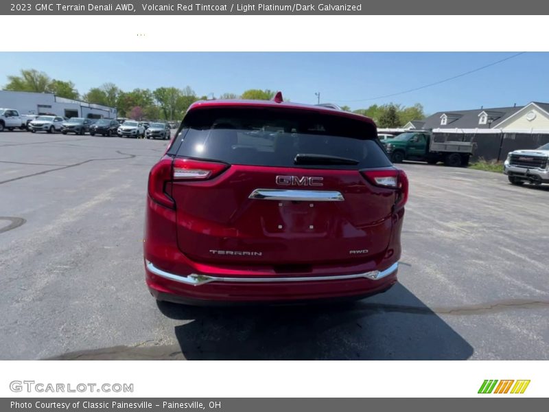 Volcanic Red Tintcoat / Light Platinum/Dark Galvanized 2023 GMC Terrain Denali AWD