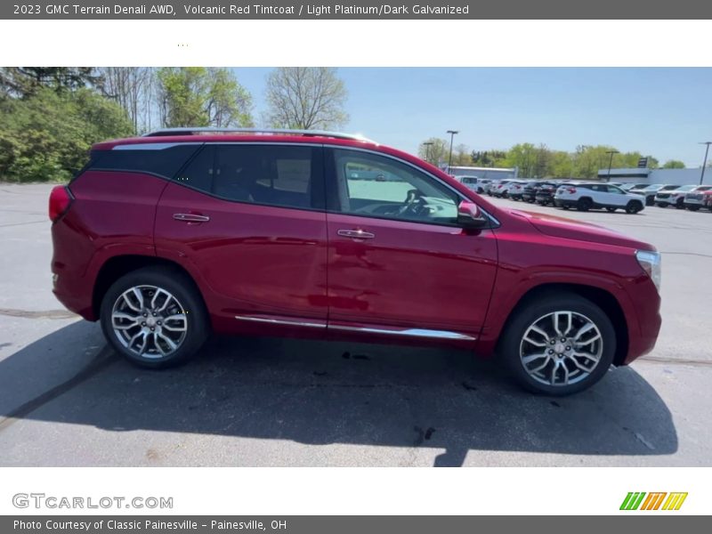 Volcanic Red Tintcoat / Light Platinum/Dark Galvanized 2023 GMC Terrain Denali AWD