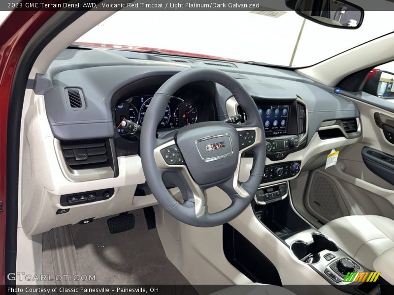 Volcanic Red Tintcoat / Light Platinum/Dark Galvanized 2023 GMC Terrain Denali AWD