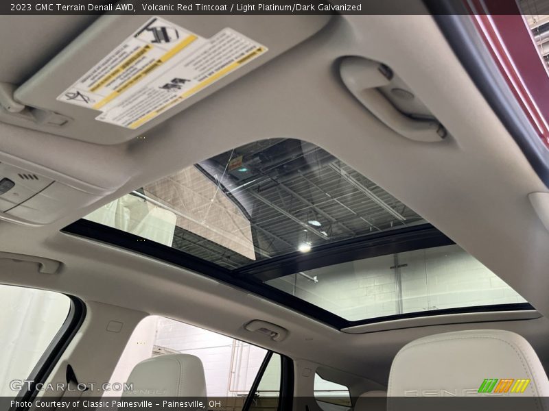 Volcanic Red Tintcoat / Light Platinum/Dark Galvanized 2023 GMC Terrain Denali AWD
