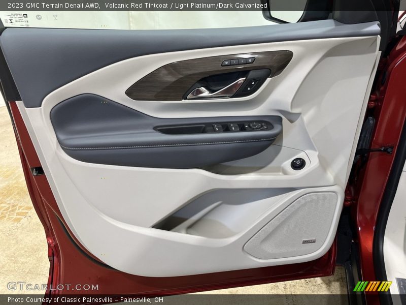 Volcanic Red Tintcoat / Light Platinum/Dark Galvanized 2023 GMC Terrain Denali AWD