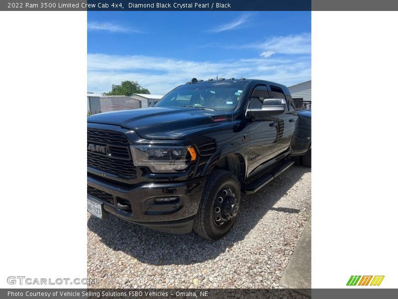 Diamond Black Crystal Pearl / Black 2022 Ram 3500 Limited Crew Cab 4x4