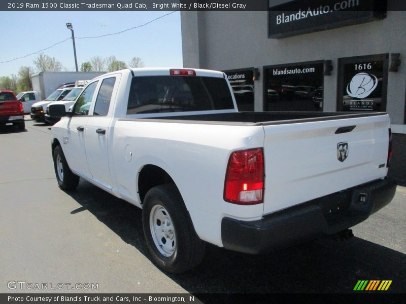 Bright White / Black/Diesel Gray 2019 Ram 1500 Classic Tradesman Quad Cab