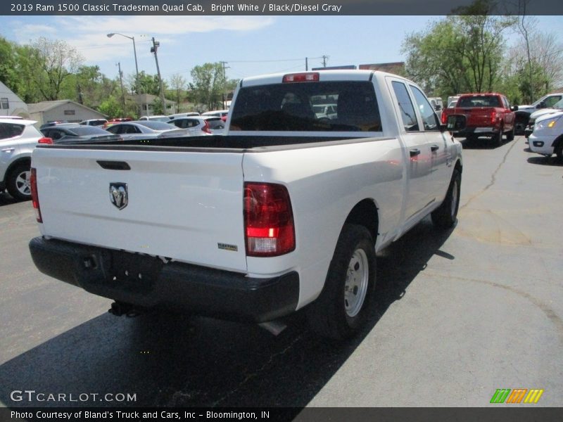 Bright White / Black/Diesel Gray 2019 Ram 1500 Classic Tradesman Quad Cab