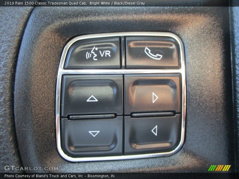 Bright White / Black/Diesel Gray 2019 Ram 1500 Classic Tradesman Quad Cab