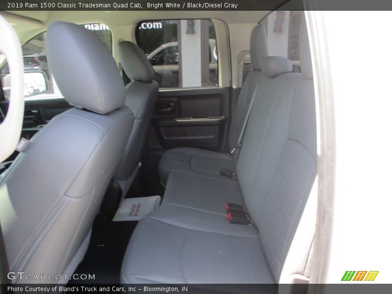 Bright White / Black/Diesel Gray 2019 Ram 1500 Classic Tradesman Quad Cab
