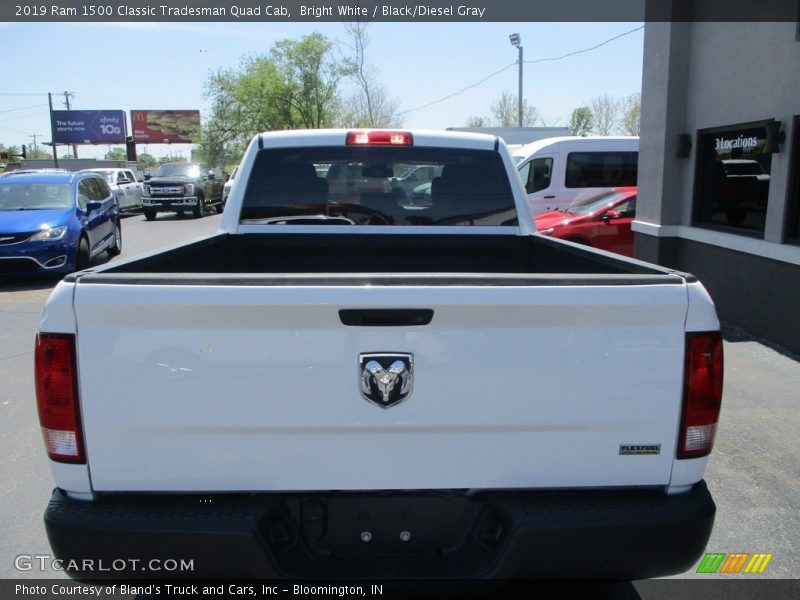 Bright White / Black/Diesel Gray 2019 Ram 1500 Classic Tradesman Quad Cab