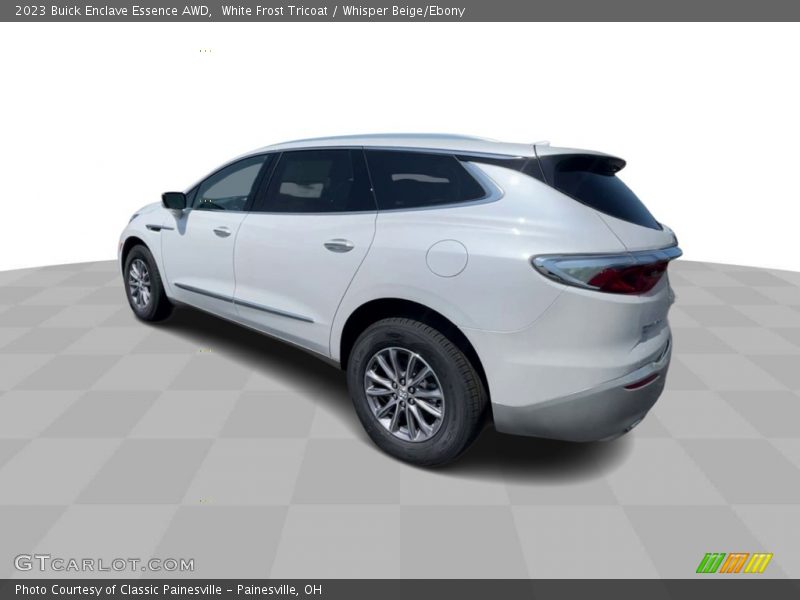 White Frost Tricoat / Whisper Beige/Ebony 2023 Buick Enclave Essence AWD