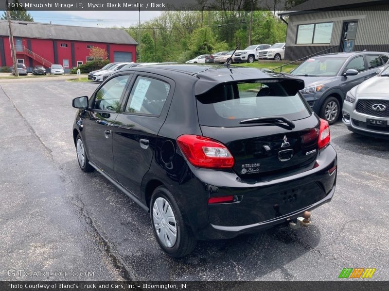 Mystic Black Metallic / Black 2019 Mitsubishi Mirage LE