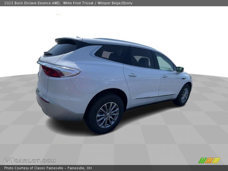 White Frost Tricoat / Whisper Beige/Ebony 2023 Buick Enclave Essence AWD