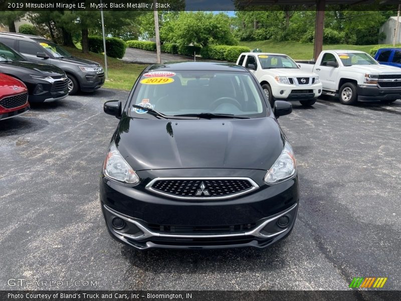 Mystic Black Metallic / Black 2019 Mitsubishi Mirage LE