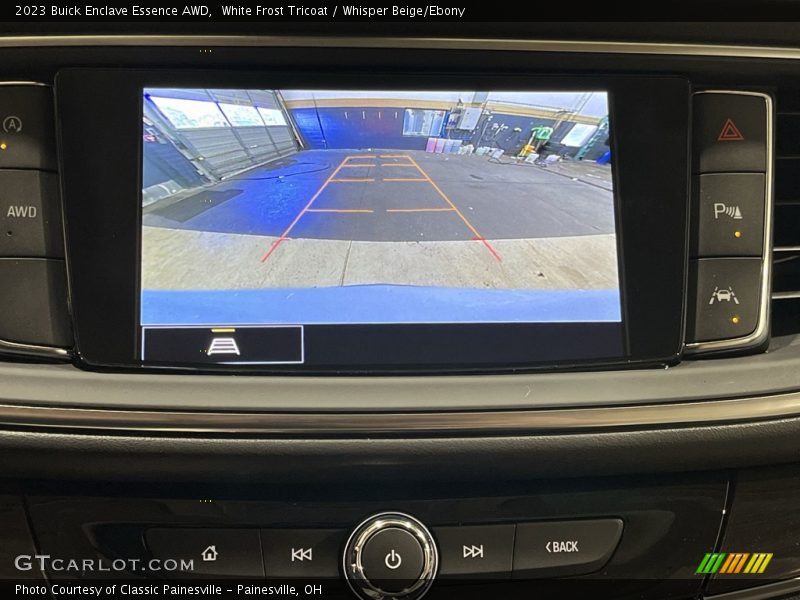 White Frost Tricoat / Whisper Beige/Ebony 2023 Buick Enclave Essence AWD