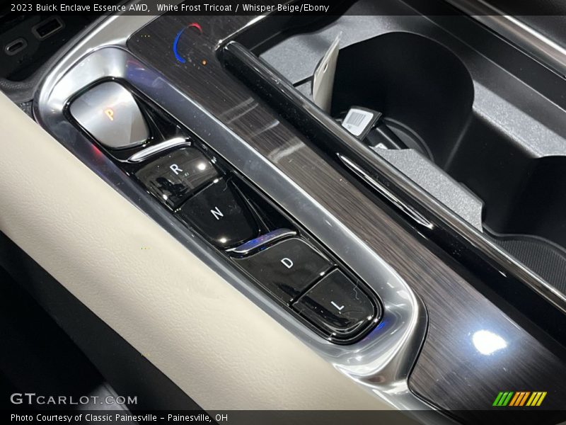 White Frost Tricoat / Whisper Beige/Ebony 2023 Buick Enclave Essence AWD