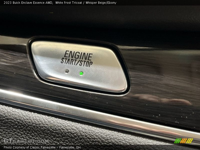 White Frost Tricoat / Whisper Beige/Ebony 2023 Buick Enclave Essence AWD