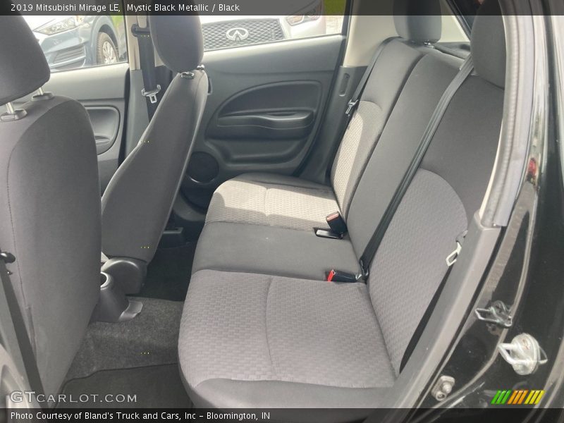 Rear Seat of 2019 Mirage LE
