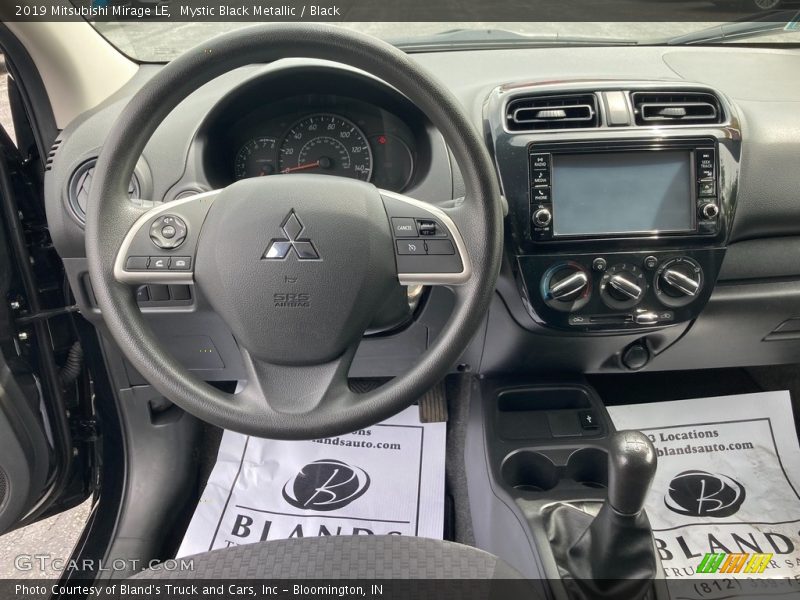 Dashboard of 2019 Mirage LE