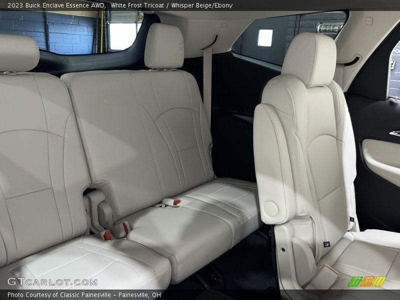 White Frost Tricoat / Whisper Beige/Ebony 2023 Buick Enclave Essence AWD