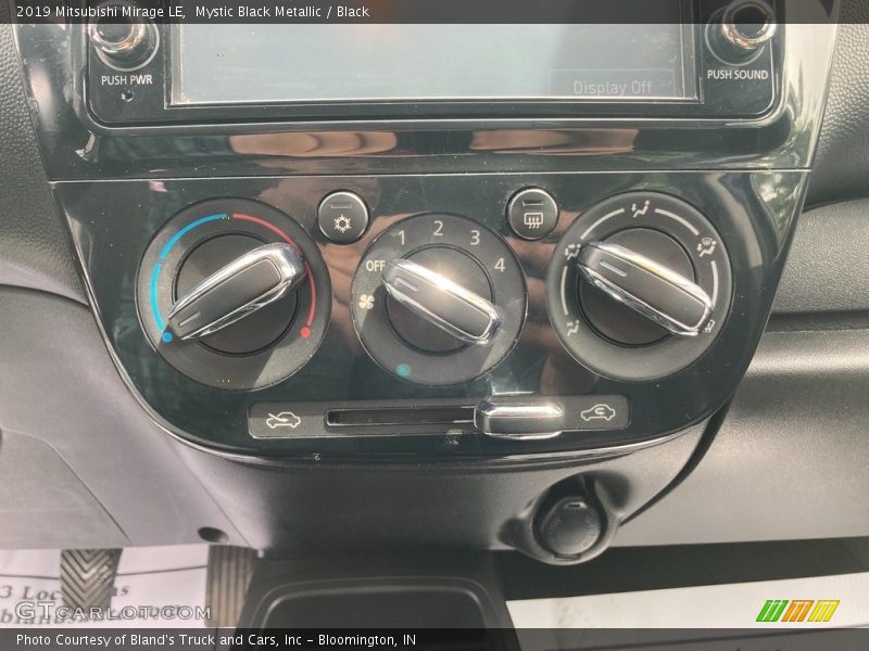 Mystic Black Metallic / Black 2019 Mitsubishi Mirage LE