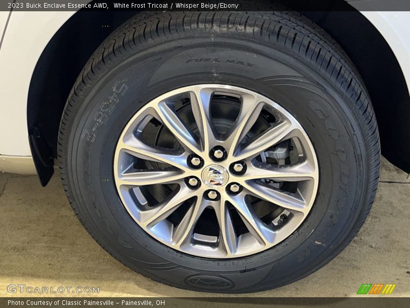 White Frost Tricoat / Whisper Beige/Ebony 2023 Buick Enclave Essence AWD