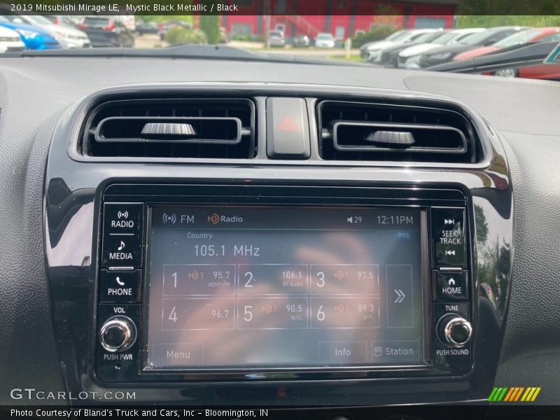 Mystic Black Metallic / Black 2019 Mitsubishi Mirage LE