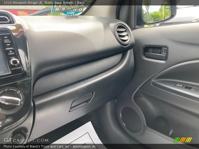 Mystic Black Metallic / Black 2019 Mitsubishi Mirage LE