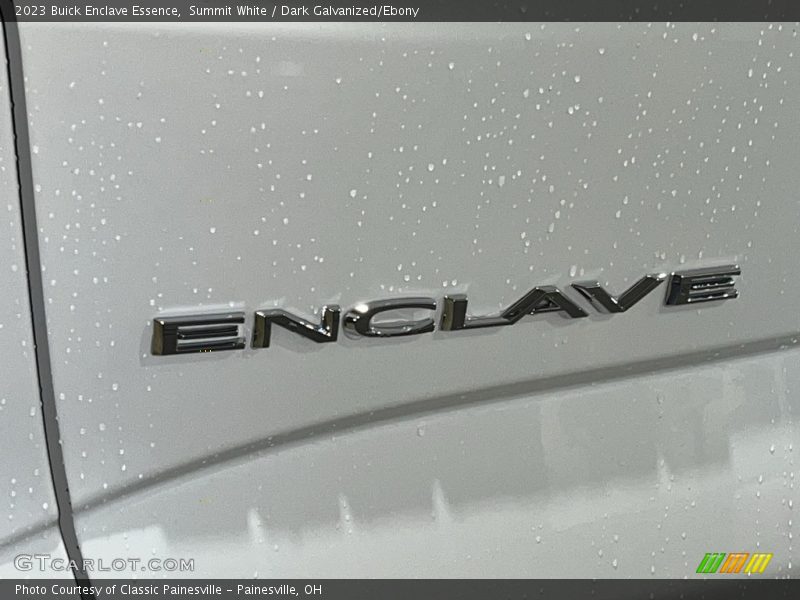 Summit White / Dark Galvanized/Ebony 2023 Buick Enclave Essence