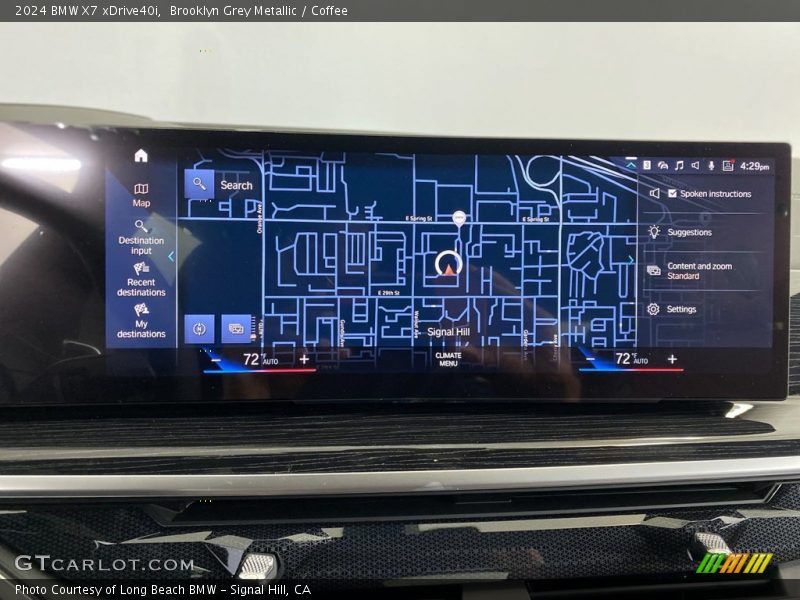 Navigation of 2024 X7 xDrive40i