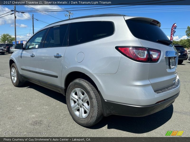 Silver Ice Metallic / Dark Titanium/Light Titanium 2017 Chevrolet Traverse LS