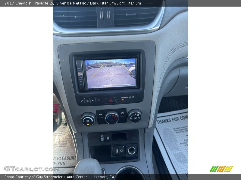 Silver Ice Metallic / Dark Titanium/Light Titanium 2017 Chevrolet Traverse LS