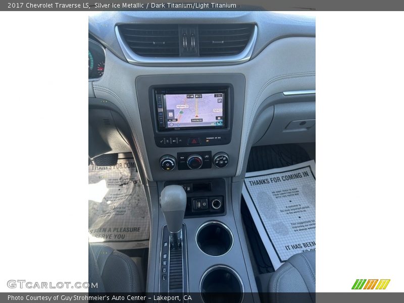 Silver Ice Metallic / Dark Titanium/Light Titanium 2017 Chevrolet Traverse LS