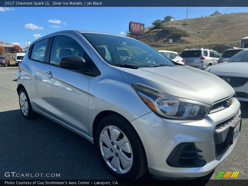 Silver Ice Metallic / Jet Black 2017 Chevrolet Spark LS