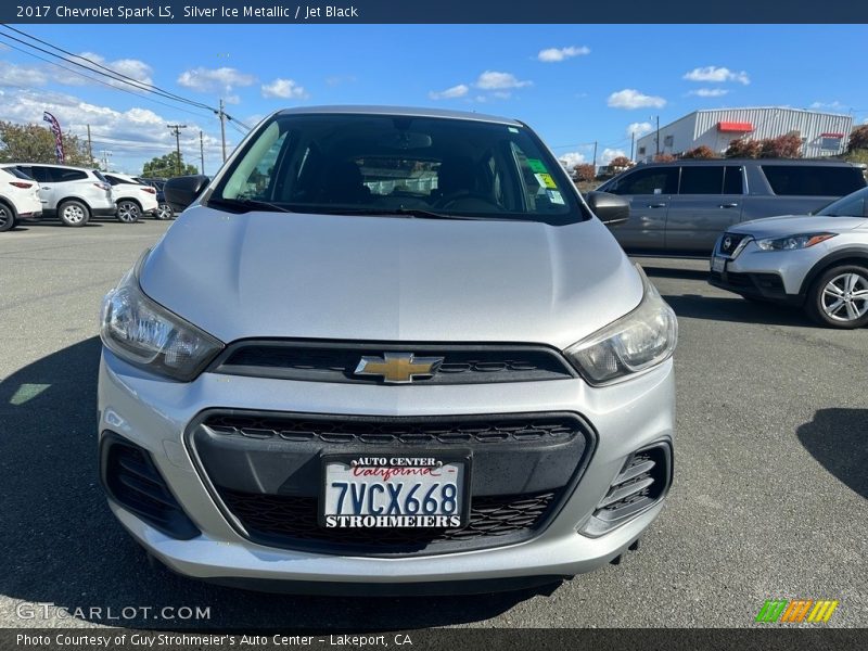 Silver Ice Metallic / Jet Black 2017 Chevrolet Spark LS