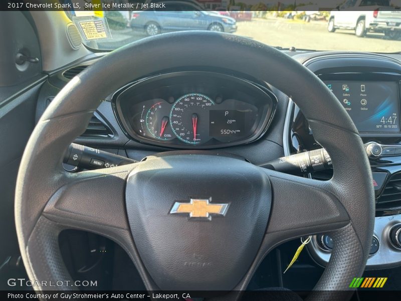 Silver Ice Metallic / Jet Black 2017 Chevrolet Spark LS