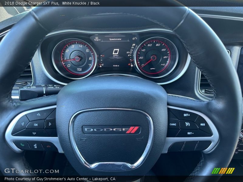 White Knuckle / Black 2018 Dodge Charger SXT Plus