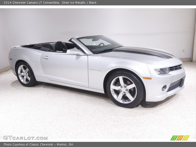 Silver Ice Metallic / Black 2014 Chevrolet Camaro LT Convertible