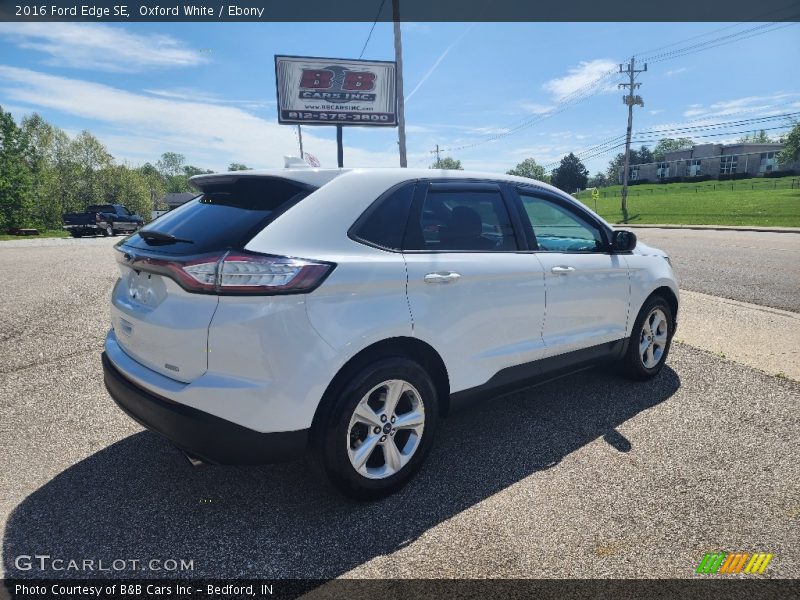 Oxford White / Ebony 2016 Ford Edge SE