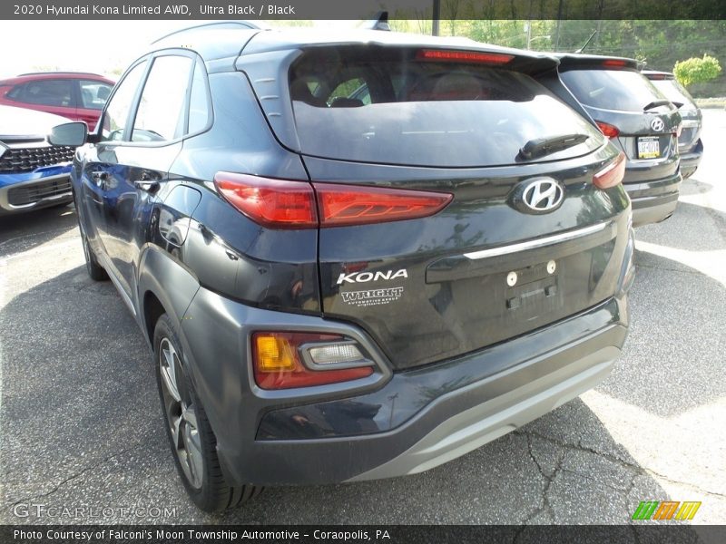 Ultra Black / Black 2020 Hyundai Kona Limited AWD