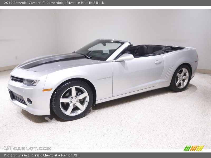 Silver Ice Metallic / Black 2014 Chevrolet Camaro LT Convertible