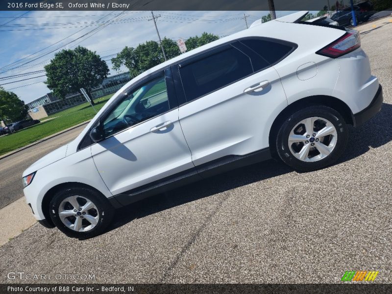 Oxford White / Ebony 2016 Ford Edge SE